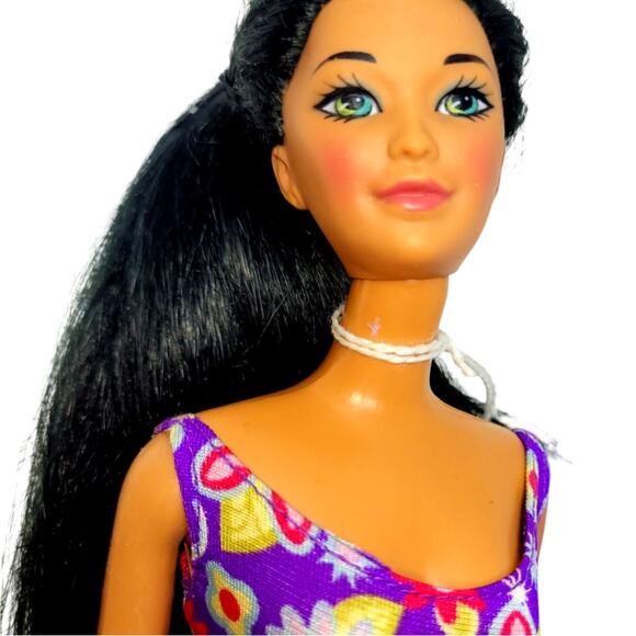 1994 Kira Tropical Splash  Barbie Restyled with Swim Suit, Dress & Go Go Boots - Picture 4 of 11